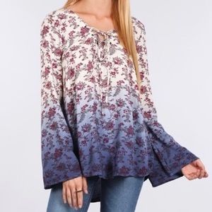 Blu Pepper ombré top